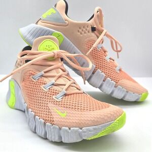 Nike Free Metcon 5 Women's Running Training Shoes Peach Volt Size 10.5